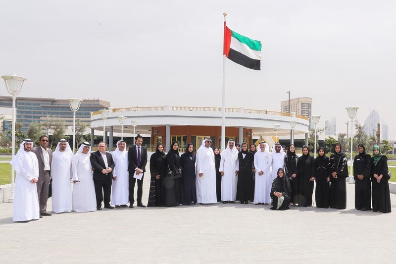وفد وزارة الدولة لشؤون المجلس الوطني الاتحادي يزور متحف الاتحاد