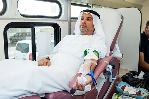 وزارة الدولة لشؤون المجلس الوطني الاتحادي تنظم حملة للتبرع بالدم لموظفيها